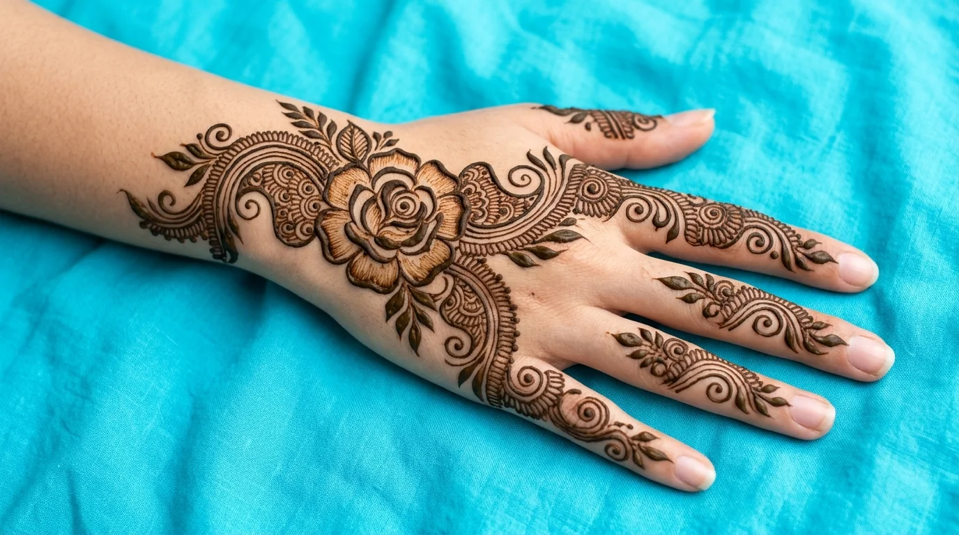 Mandala Mehndi Design / Gol Tikki
