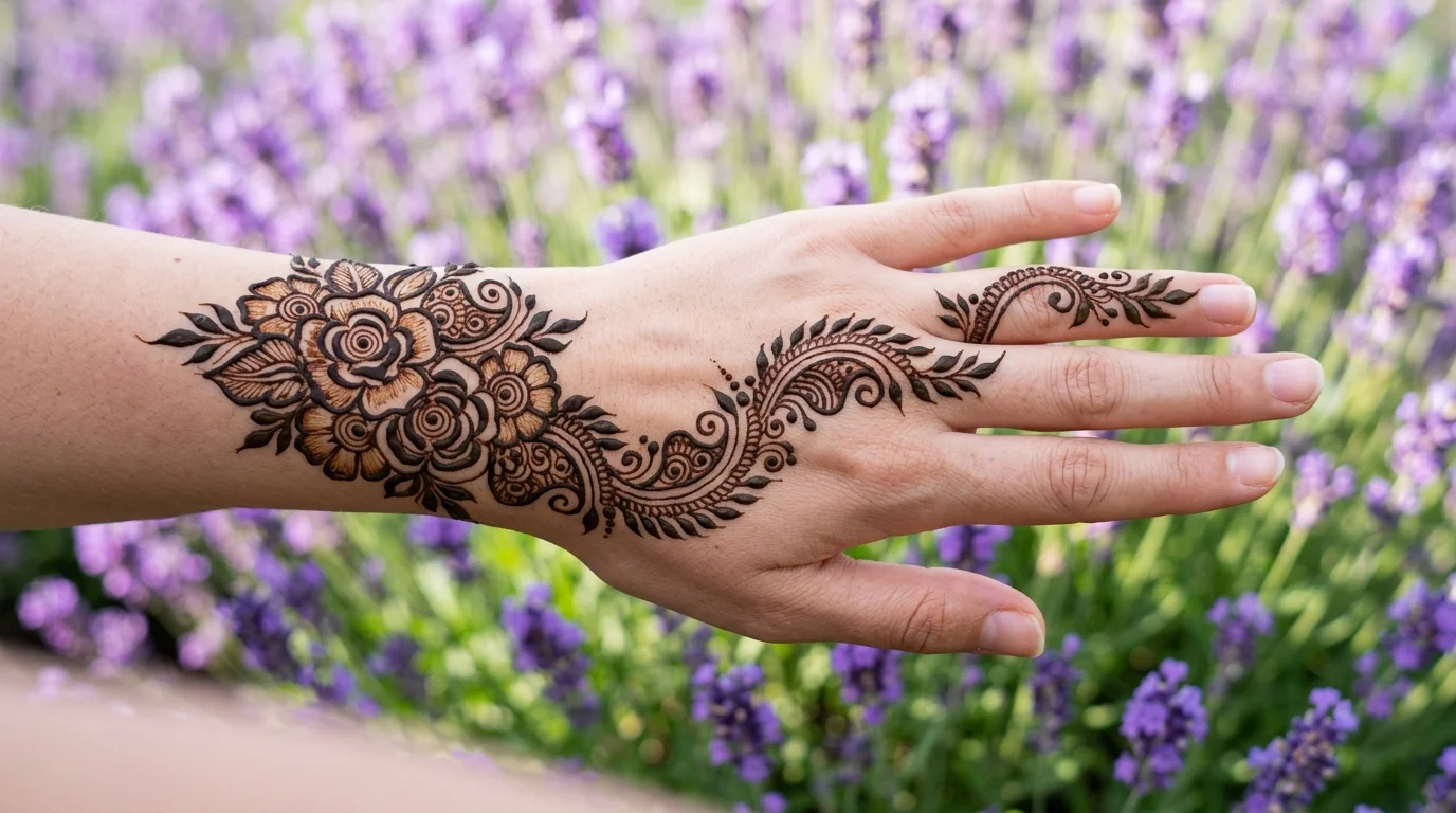 Floral Mehndi Design